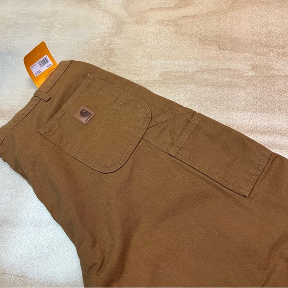 Carhartt Loose Fit Washed Duck Flannel-lined Utility Work Pant Size 40 x 32 - Picture 12 of 12